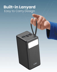 Moxedo 70,000mAh power station - in use