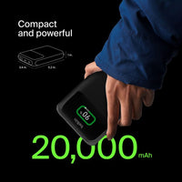باور بانك بيلكن بثلاث منافذ وبسعة 20 الف مللي أمبير | Belkin BoostCharge Pro 3-Port Laptop Power Bank 20K
