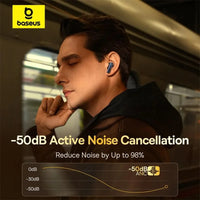 Baseus Bowie 35 TWS Earphones Black - سماعات بيسوس بوي 35 لاسلكية سوداء