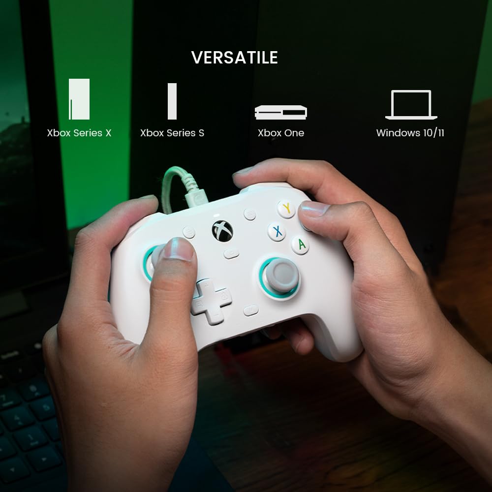 يد تحكم جيم سير G7 SE لإكس بوكس - أبيض + شهر جيم باس مجاناً | GameSir G7 SE Xbox Joystick - White + 1 Month Game Pass