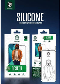 Green Lion 3D Desert Round Edge Glass Screen Protector for iPhone 13 Pro Max/14 Plus (6.7") - زجاج حماية جرين ليون ثري دي ديزرت