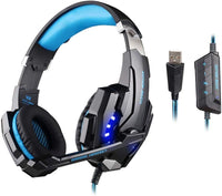 سماعة ألعاب لاسلكية مع مايكروفون - KOTION EACH G9000PRO Wireless Gaming Headset - RGB - Black