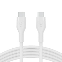 كيبل بيلكن سيليكون تايب سي الى تايب سي بطول 1 متر | Belkin USB-C to USB-C Silicone Cable 1M
