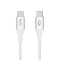 كيبل بيلكن BoostCharge سريع الشحن تايب سي بقدرة 240 واط | Belkin BoostCharge USB-C to USB-C Cable 240W