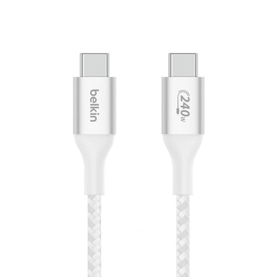كيبل بيلكن BoostCharge سريع الشحن تايب سي بقدرة 240 واط | Belkin BoostCharge USB-C to USB-C Cable 240W
