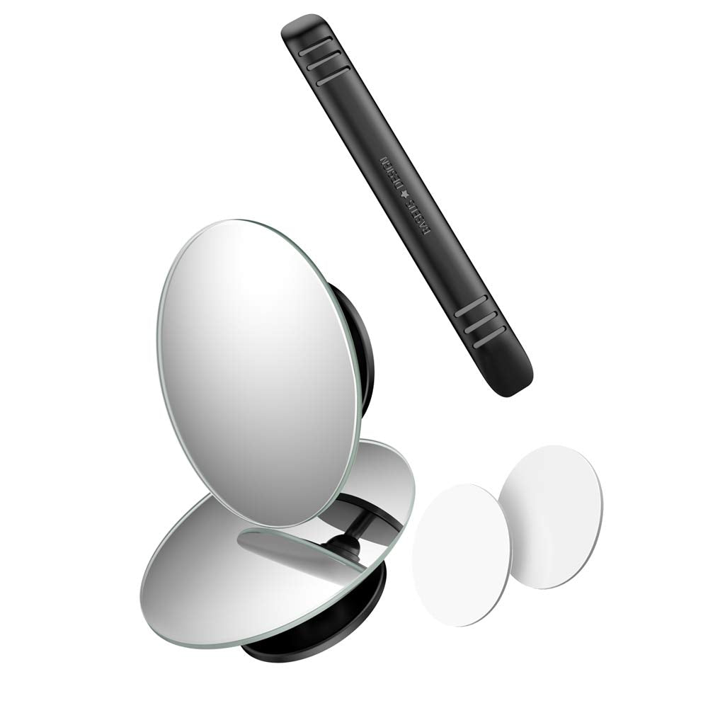 Baseus Full-view Blind-spot Mirror 2x Round Extra Rear Mirror - مرآة النقطة العمياء الدائرية من بيسوس