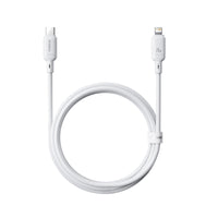 Baseus Silky Cable C→iP 20W 2m White - كابل بيسوس سيلكي شحن سريع 20 واط 2 متر أبيض