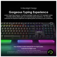 Oraimo HyperType OGG-MKD71 Mechanical Keyboard Black - View 3