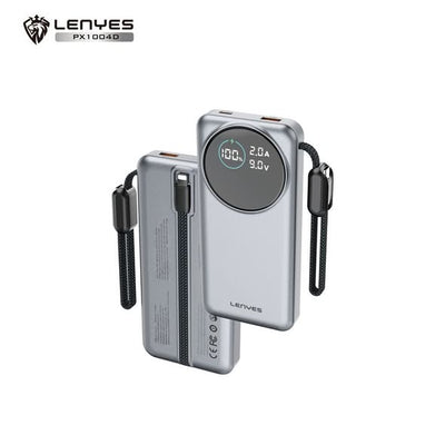 Lenyes Wireless Power Bank 10000mAh 22.5W - بنك طاقة لاسلكي لينيس 10000 مللي أمبير