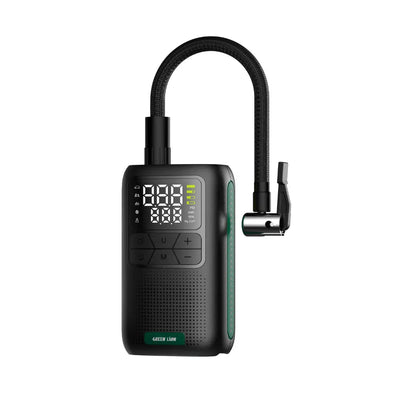 Green Lion GL-A4 Tire Inflator 150 PSI Black GNGLA4TINFBK - Main