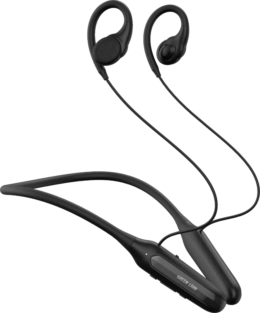 Green Lion Spirit Open-Ear Neckband Black GNNB12BANDBK - Main