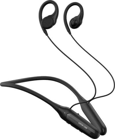 Green Lion Spirit Open-Ear Neckband Black GNNB12BANDBK - Main