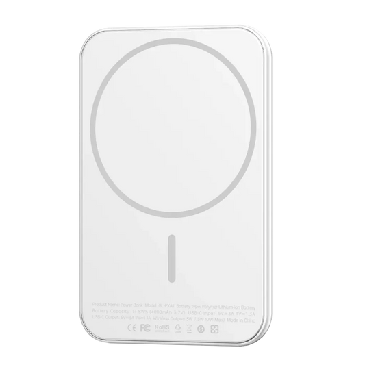 Green Lion Ultra Slim Mag 4000mAh Power Bank Silver GNPXA14KPBSL - Main