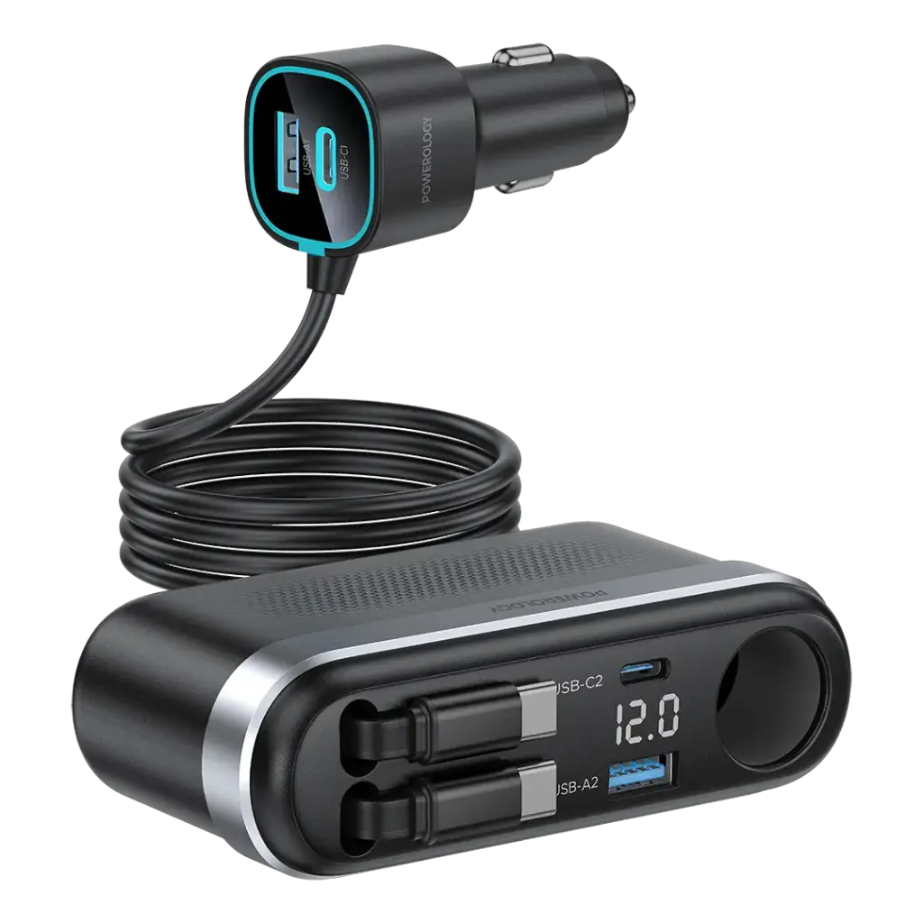 Powerology Currnex 60W Car Charger