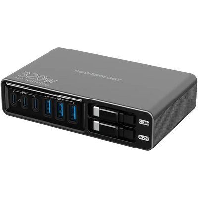 Powerology Univo Charging Station 320W GaN