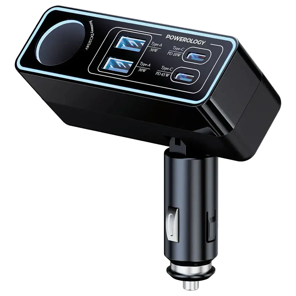 Powerology Brio 125W Car Charger