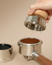 (Wooden Grip) Timemore PUCKS Espresso Accessories Set - 4