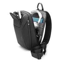 BANGE 8031 Men’s Waterproof Anti-Theft Chest Bag | حقيبة كتف رجالية من بانجي, ضد الماء ومضادة للسرقة