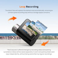 كاميرا سيارة أمامية وخلفية 2K مع GPS وWi-Fi ورؤية ليلية ذكية | Dual Dash Cam 2K Front & Rear with GPS, Wi-Fi & Night Vision