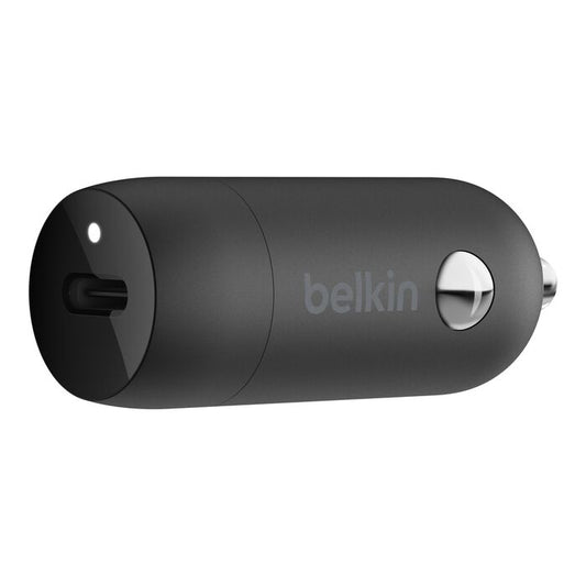 شاحن سيارة بيلكن BoostCharge بمنفذ تايب سي وبقدرة شحن 30 واط | Belkin BoostCharge USB-C PD Car Charger 30W