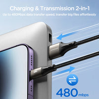 JOYROOM S-A25 18W 18W Kabloya Daneyên Şarjkirina Bilez a USB-A bo Lightning - 1.2m - Reş | JOYROOM S-A25 3A 18W Kabloya Daneyên Şarjkirina Bilez a USB-A bo Lightning 1.2m – Reş