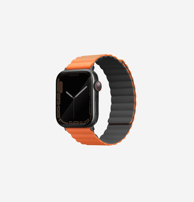 UNIQ Revix reversible Apple Watch band Grey Orange