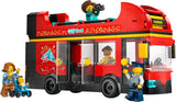 ليغو سيتي حافلة سياحية حمراء بطابقين | LEGO City Red Double-Decker Sightseeing Bus 60407