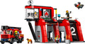 ليغو سيتي محطة الإطفاء مع شاحنة الإطفاء | LEGO City Fire Station with Fire Truck 60414