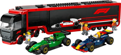 LEGO City F1® Truck with RB20 & AMR24 F1® Cars 60445 - set image