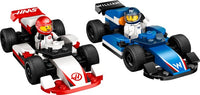 ليغو سيتي سيارتا سباق ويليامز وهاس F1 | LEGO City F1® Williams Racing & Haas F1® Race Cars 60464