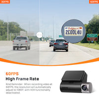 كاميرا سيارة أمامية وخلفية 2K مع GPS وWi-Fi ورؤية ليلية ذكية | Dual Dash Cam 2K Front & Rear with GPS, Wi-Fi & Night Vision