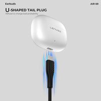 سماعات Lenyes Air 69 اللاسلكية بإلغاء ضوضاء ANC ومايك مزدوج وبطارية 20 ساعة | Lenyes Air 69 Wireless Earbuds ANC Dual Mic 20H Battery