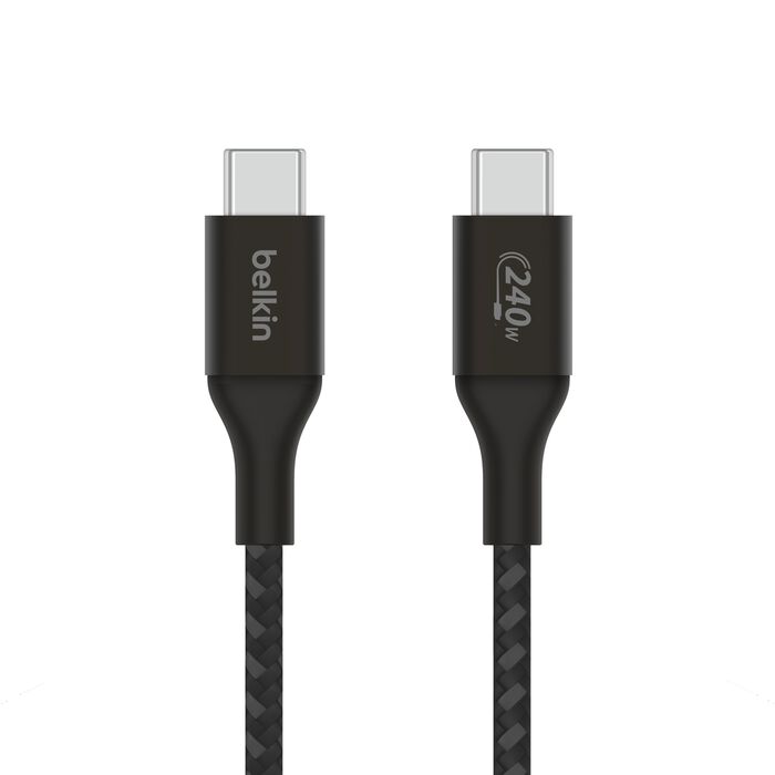 كيبل بيلكن BoostCharge سريع الشحن تايب سي بقدرة 240 واط | Belkin BoostCharge USB-C to USB-C Cable 240W