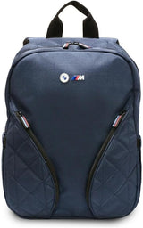 BMW Carry On Backpack PU Leather Carbon M Collection 15" Expandable Travel Bag | حقيبة ظهر BMW من CG Mobile جلد PU كربون M Collection لاب توب 15 بوصة