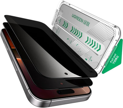 واقي شاشة UGREEN لآيفون 17 Pro عبوتين (حماية الحواف) | UGREEN Screen Protector for iPhone 17 Pro 2-Pack (Edge)