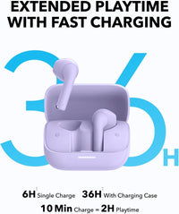 سماعات انكر ساوندكور K20i اللاسلكية, تصميم نصفي داخل الاذن, تشغيل حتى 36 ساعة | Anker Soundcore K20i, Semi-in-Ear Bluetooth Wireless Earbuds, 36H Playtime