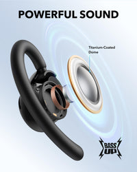 سماعات انكر ساوندكور V20i اللاسلكية بتصميم الاذن المفتوحة تشغيل حتى 36 ساعة | Anker Soundcore V20i by Anker Open-Ear Wireless Headphones, 36H Playtime