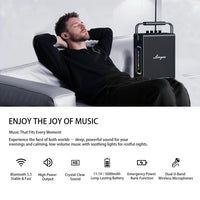 Lenyes Titan 1 سبيكر بلوتوث | 180W | مايكروفونات لاسلكية | إضاءة RGB | مقاوم للماء IPX6 | بطارية 15000mAh