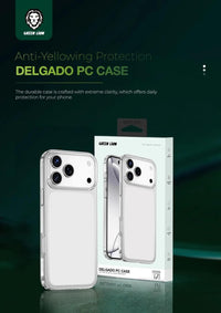 كفر Green Lion Magsafe Delgado لآيفون 17 Air (6.6 بوصة) - شفاف | Green Lion Magsafe Delgado For iPhone 17 Air (6.6") - Clear