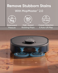 روبوت تنظيف انكر يوفي X10 برو اومني, مكنسة وممسحة ذكية بالذكاء الصناعي | Anker Eufy X10 Pro Omni Robot Vacuum and Mop Combo