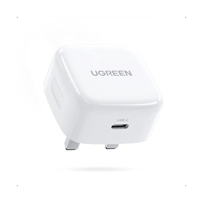 شاحن Ugreen PD سريع UK | Ugreen PD Fast Charger UK USB-C 20W PD