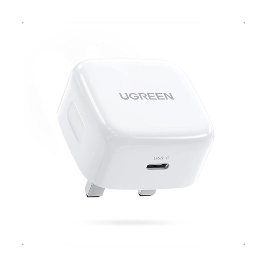 شاحن Ugreen PD سريع UK | Ugreen PD Fast Charger UK USB-C 20W PD