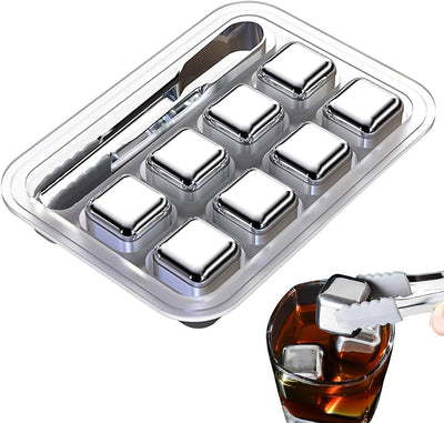 مكعبات ثلج ستانلس ستيل Stainless steel ice cubes