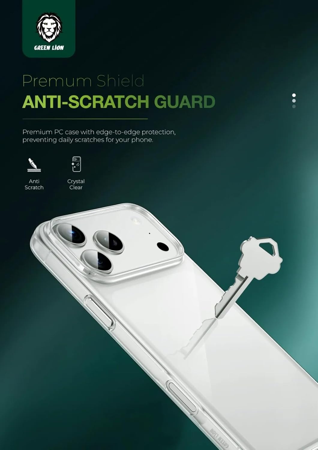 كفر Green Lion Magsafe Delgado لآيفون 17 Air (6.6 بوصة) - شفاف | Green Lion Magsafe Delgado For iPhone 17 Air (6.6") - Clear