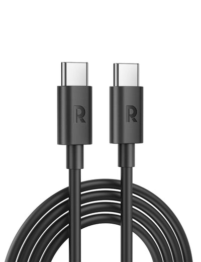 كيبل راف باور تايب سي إلى تايب سي بطول 2 متر | RAVPower RP-CB1022 60W Type-C to Type-C Cable 2m