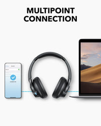 سماعة انكر ساوندكور Q11i اللاسلكية فوق الاذن, تشغيل حتى 60 ساعة | Anker Soundcore Q11i Wireless Over-Ear Bluetooth Headphones, 60H Playtime