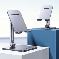 UGREEN Tablet Stand Compatible for iPad Desk Stand Holder Adjustable Aluminum Thicker Base | حامل تابلت يونيجرين متوافق مع آيباد قابل للتعديل ألمنيوم بقاعدة سميكة