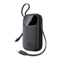 Baseus EnerFill FC31 Qpow 3 Power Bank 20000mAh 45W Black - باور بانك بيسوس انرفيل FC31 كيو باو 3 20000 مللي أمبير 45 واط أسود