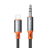 كيبل مكدودو من لايتننغ إلى 3.5 ملم بطول 1.2 متر | Mcdodo Cable Lightning to 3.5mm AUX Jack 1.2m