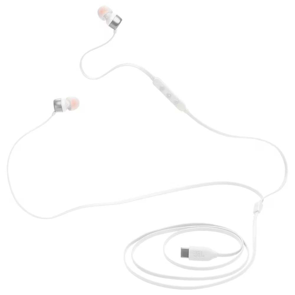 سماعات جي بي ال T310C السلكية بمنفذ يو اس بي سي وجودة صوت عالية | JBL T310C USB-C Wired Earphones with High-Quality Sound
